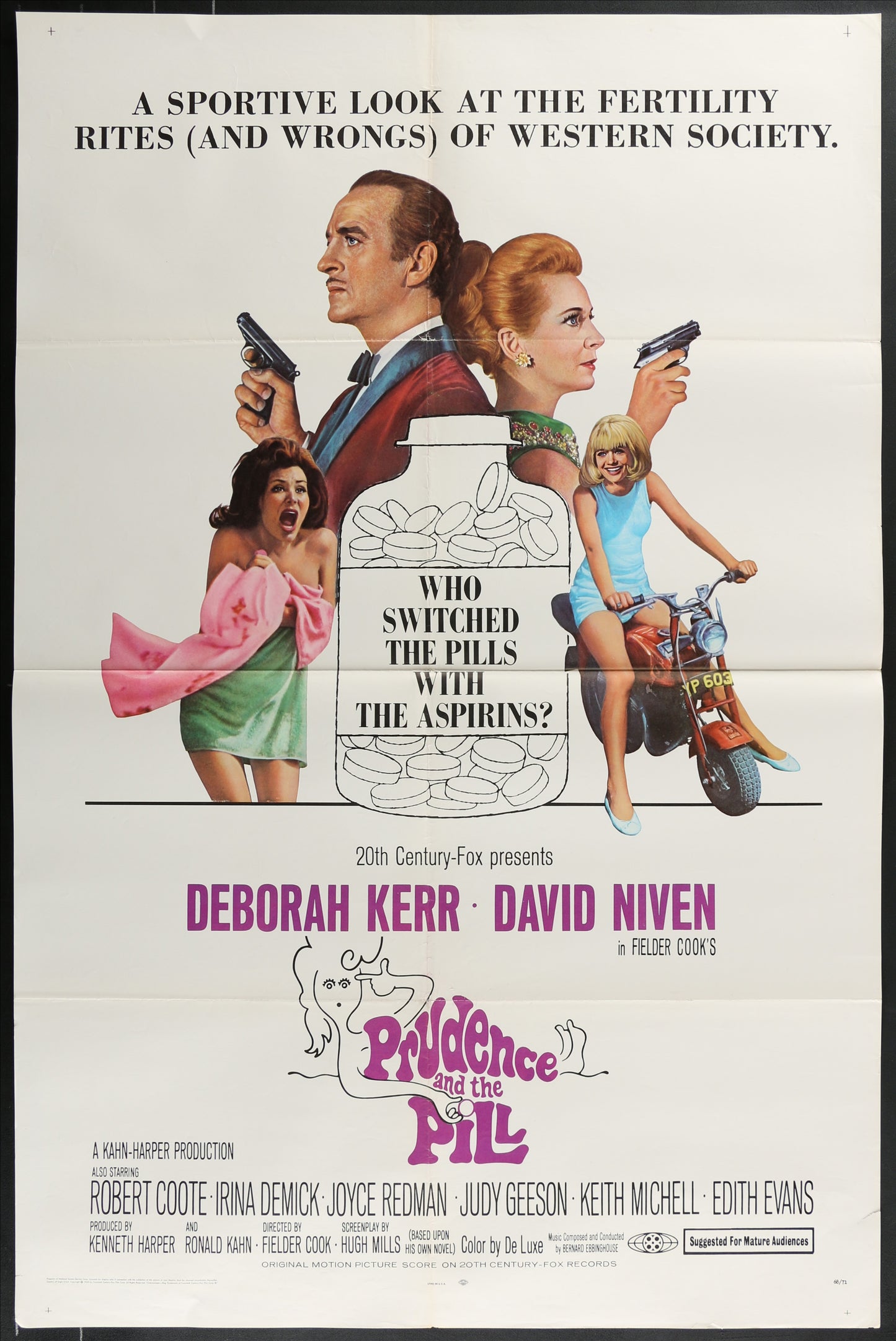 Prudence And The Pill (1968) Original US One Sheet Movie Poster
