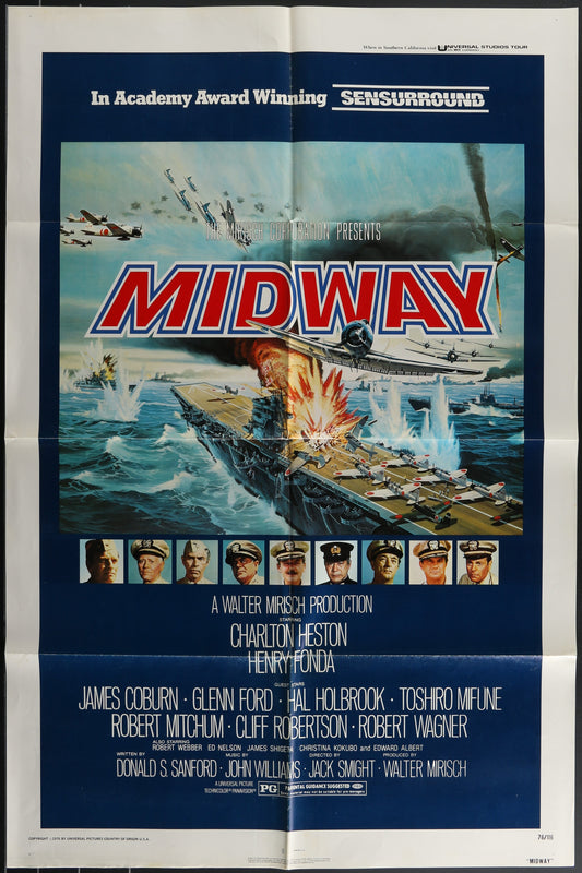 Midway (1976) Original US One Sheet Movie Poster