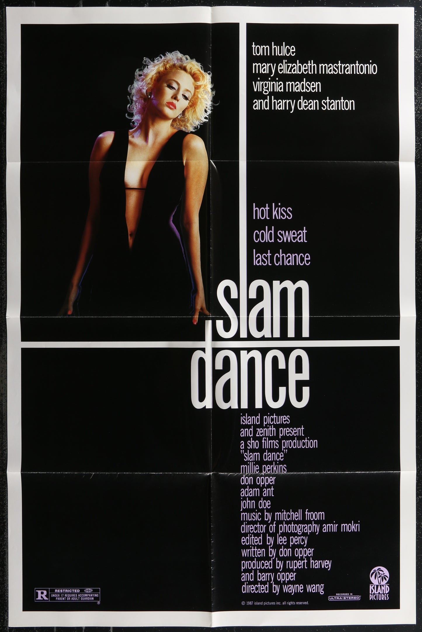 Slam Dance (1987) Original US One Sheet Movie Poster