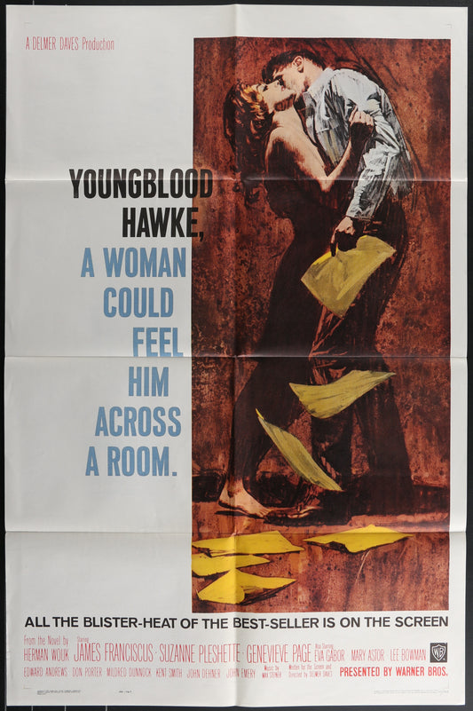 Youngblood Hawke (1964) Original US One Sheet Movie Poster