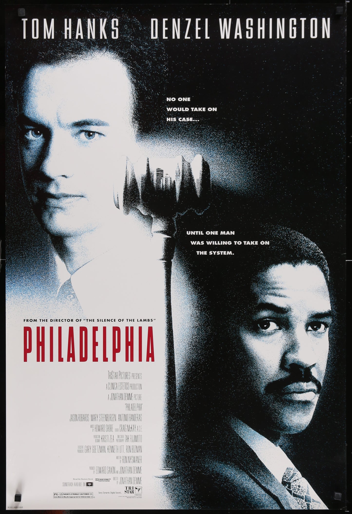 Philadelphia (1993) Original US One Sheet Movie Poster