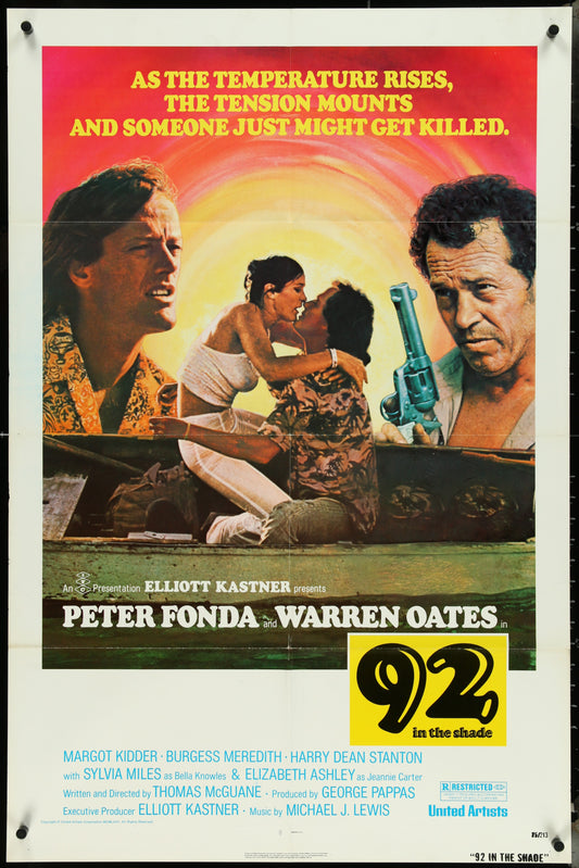 92 In The Shade (1975) Original US One Sheet Movie Poster