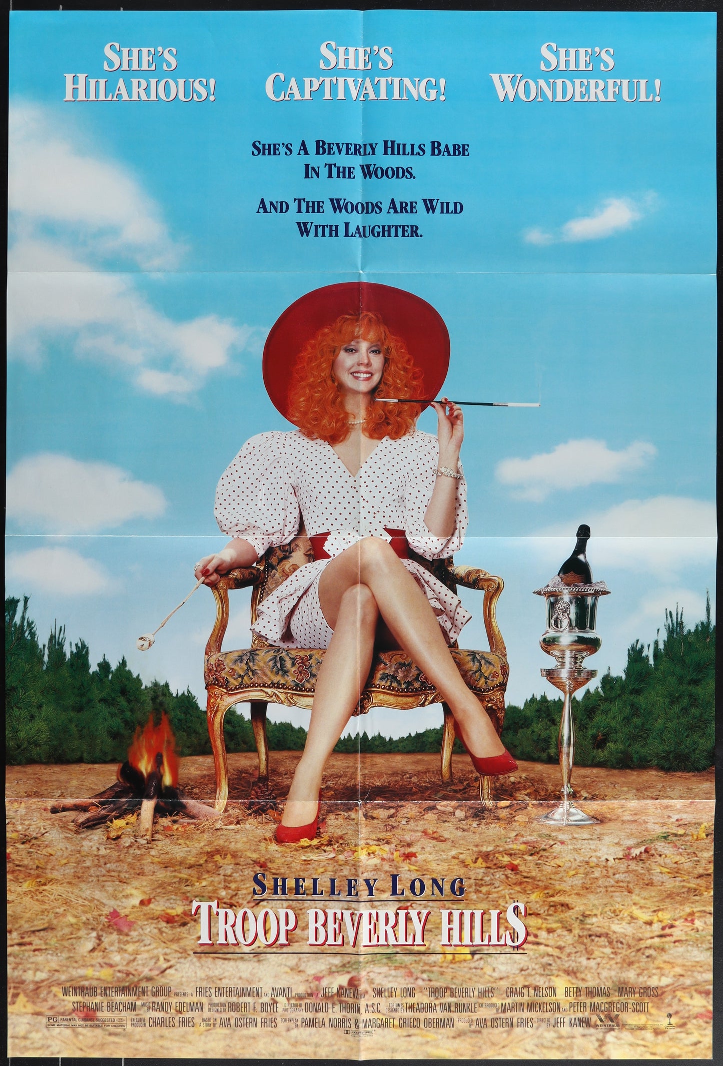 Troop Beverly Hills (1989) Original US One Sheet Movie Poster