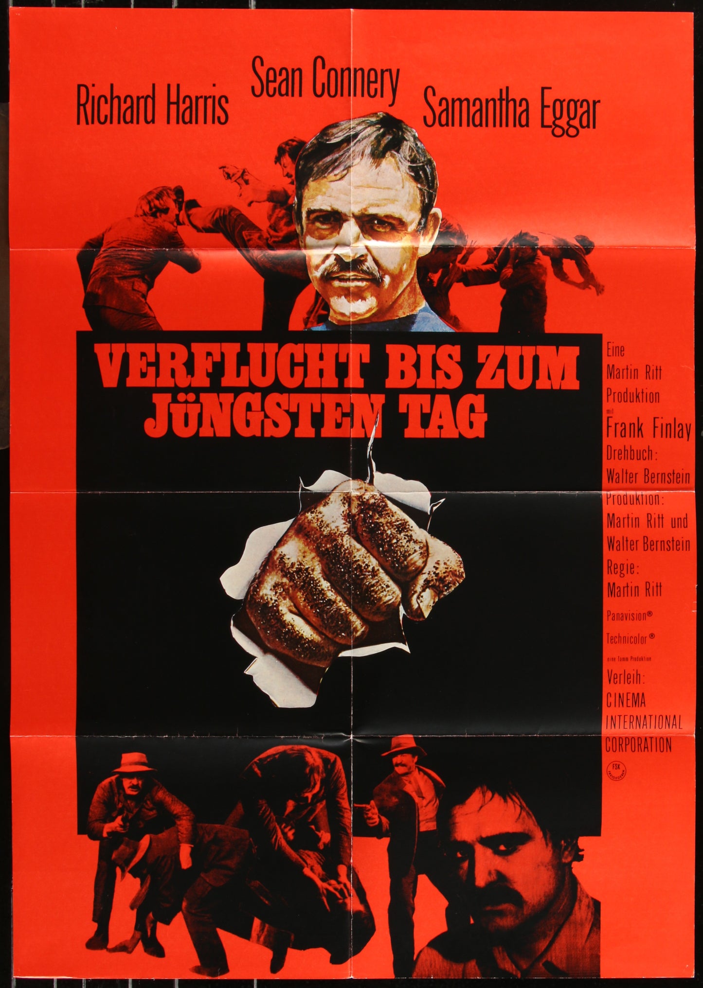 The Molly Maguires (1970) Original German A1 Movie Poster