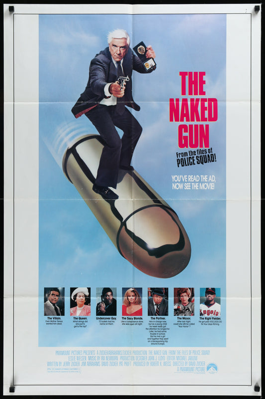 The Naked Gun (1988) Original US One Sheet Movie Poster