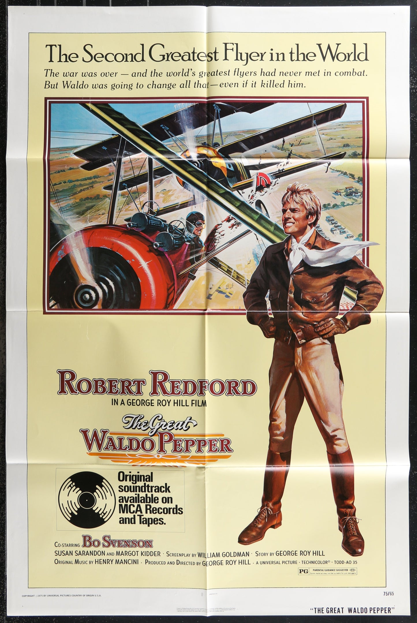 The Great Waldo Pepper (1975) Original US One Sheet Movie Poster