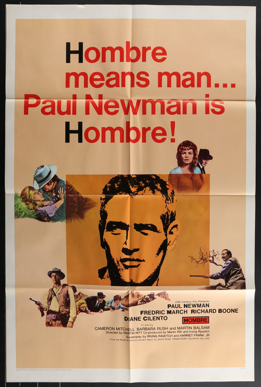 Hombre (1966) Original US One Sheet Movie Poster