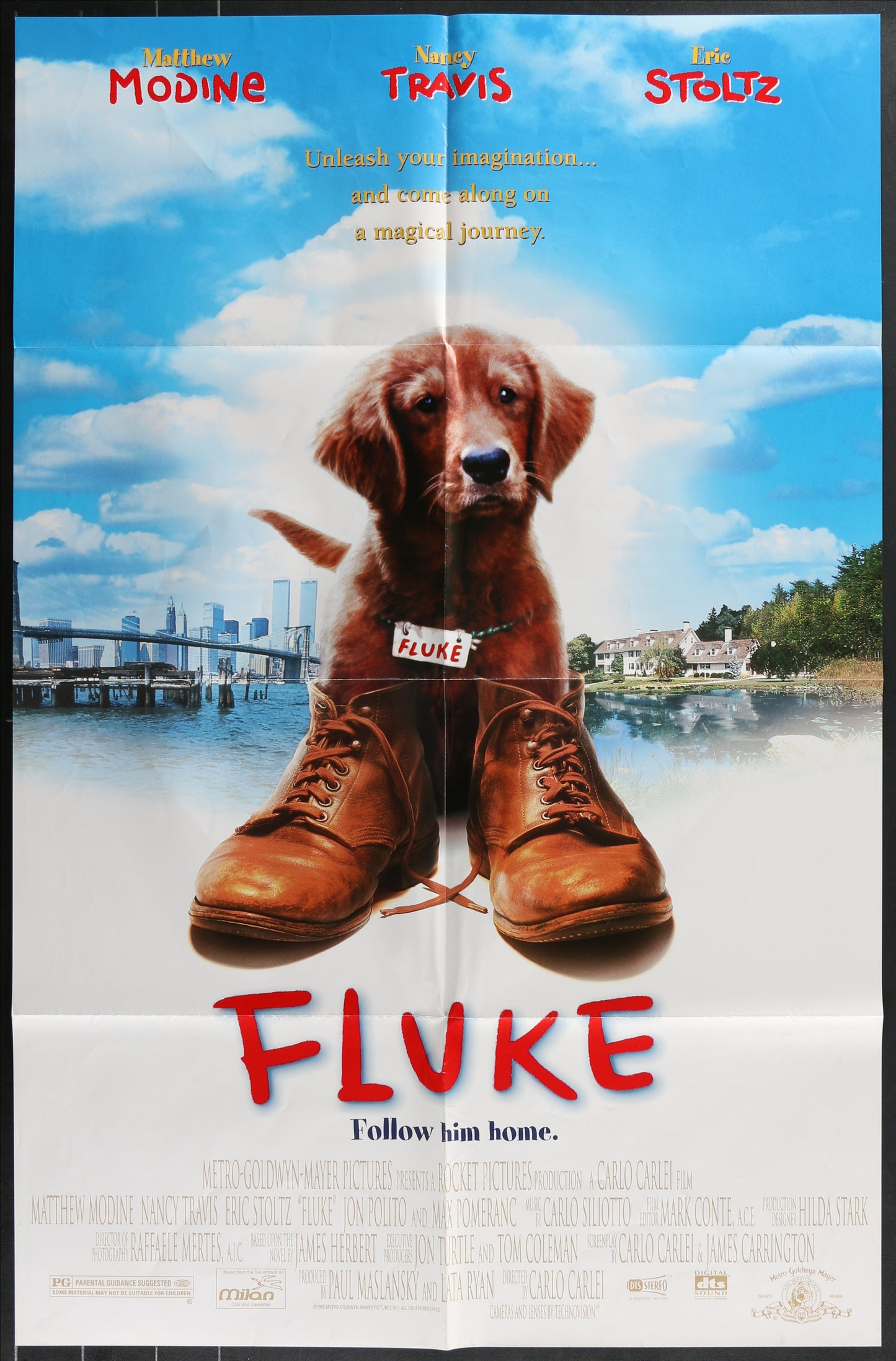 Fluke (1995) Original US One Sheet Movie Poster