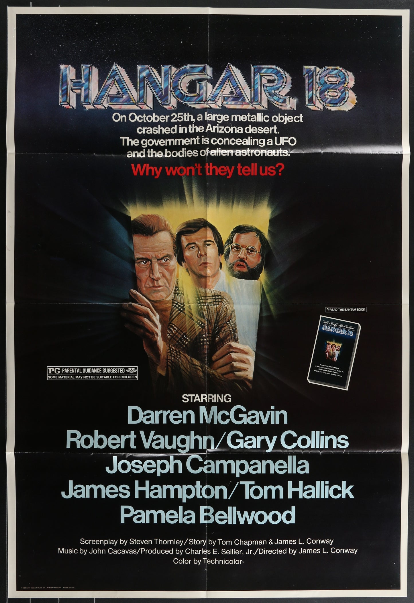 Hangar 18 (1980) Original US One Sheet Movie Poster