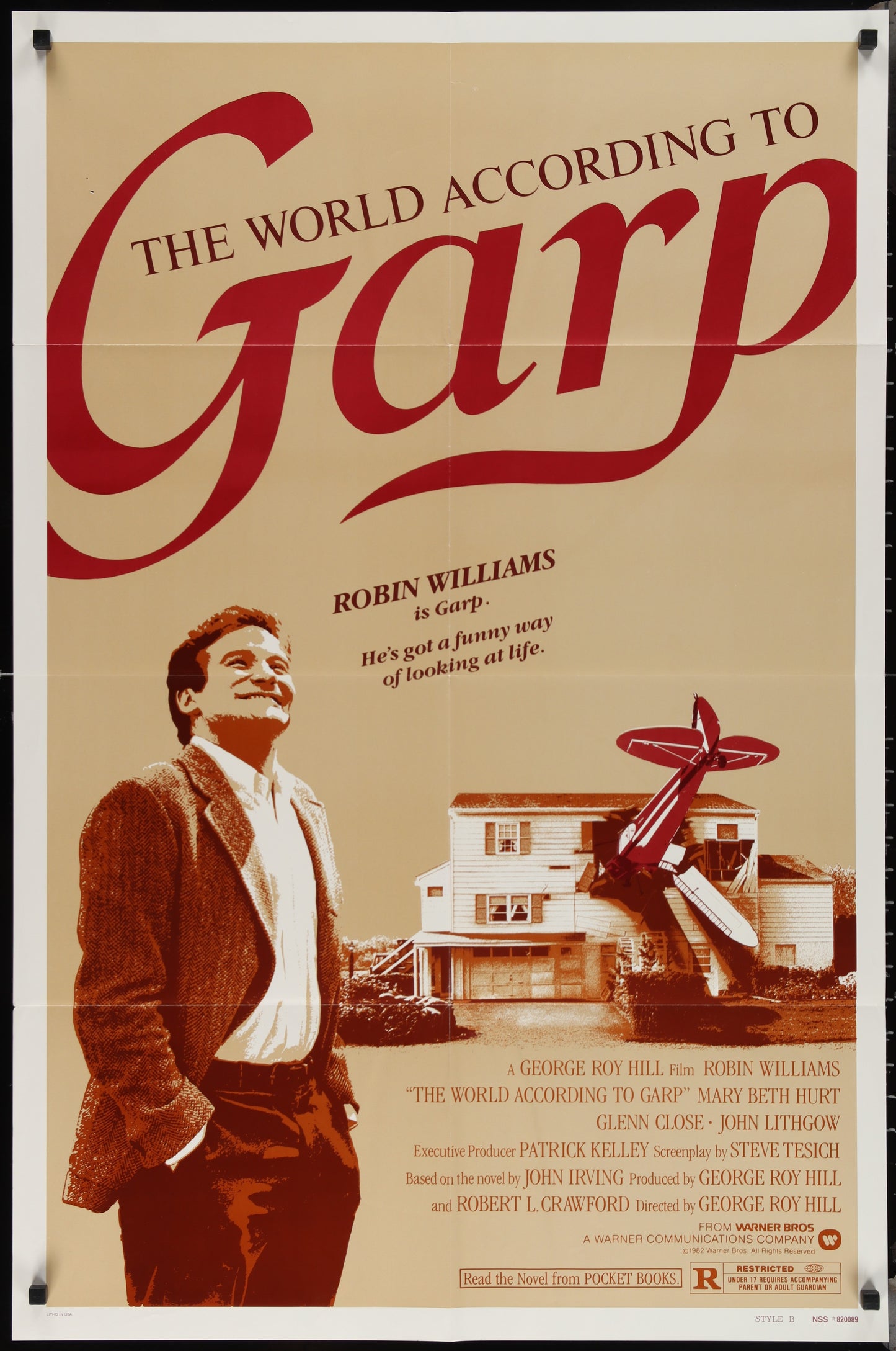 The World According To Garp (1982) Original US One Sheet Movie Poster