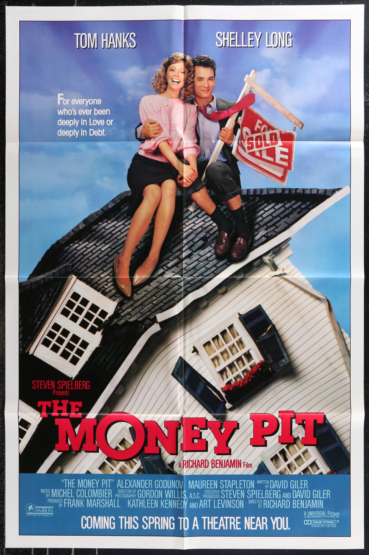 Money Pit (1986) Original US One Sheet Movie Poster