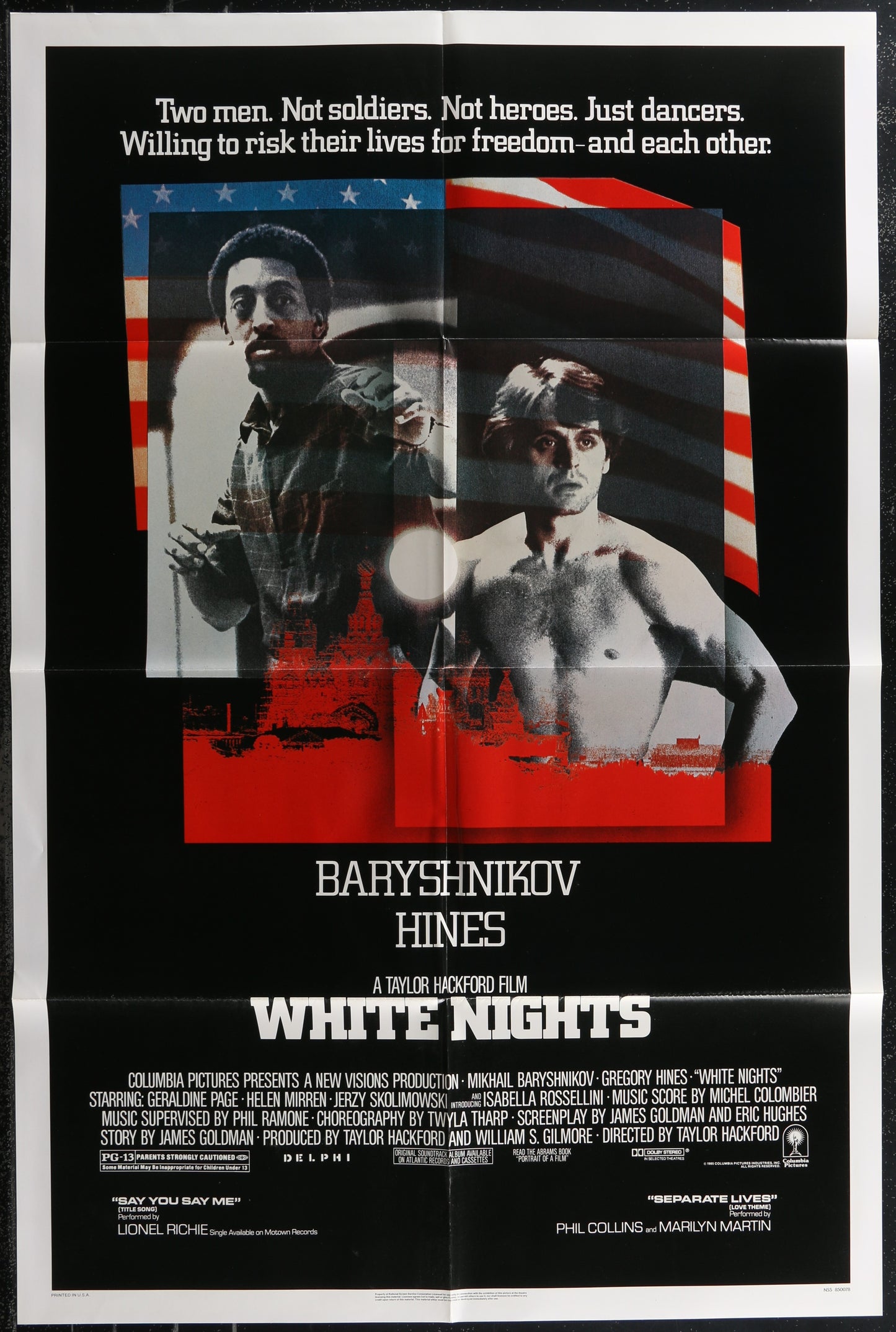 White Nights (1985) Original US One Sheet Movie Poster
