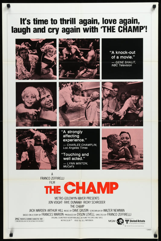 The Champ (1980 Re-Release) Original US One Sheet Movie Poster