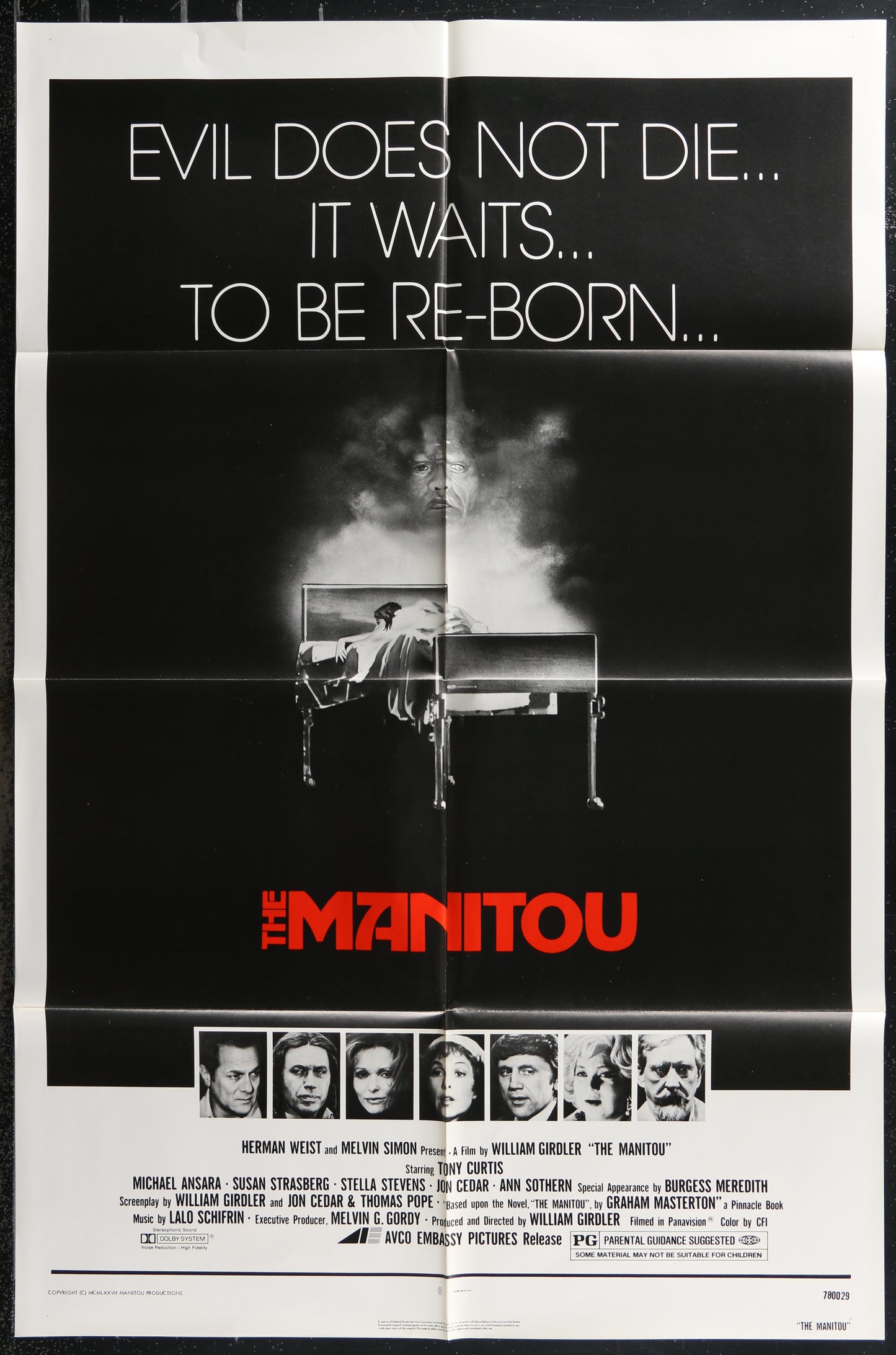 The Manitou (1978) Original US One Sheet Movie Poster