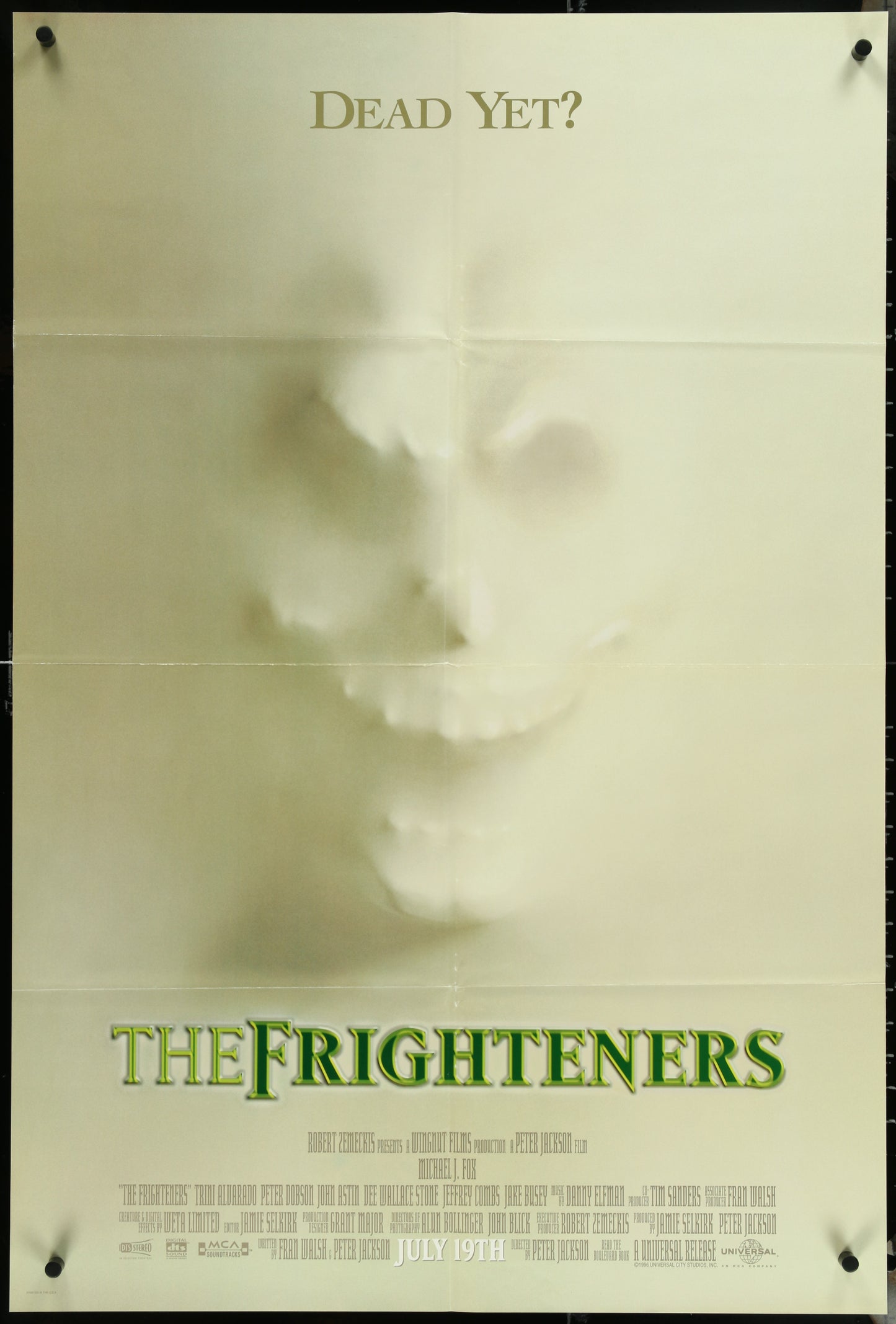 The Frighteners (1996) Original US One Sheet Movie Poster