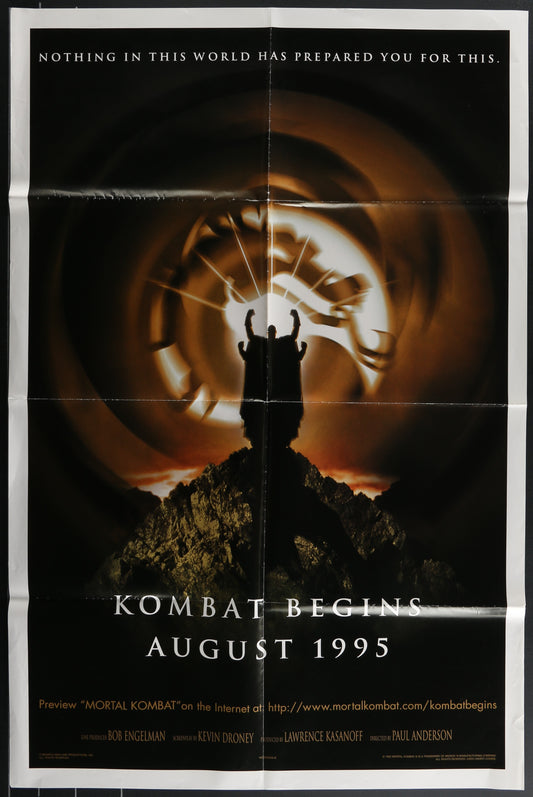 Mortal Kombat (1995) Original US One Sheet Movie Poster