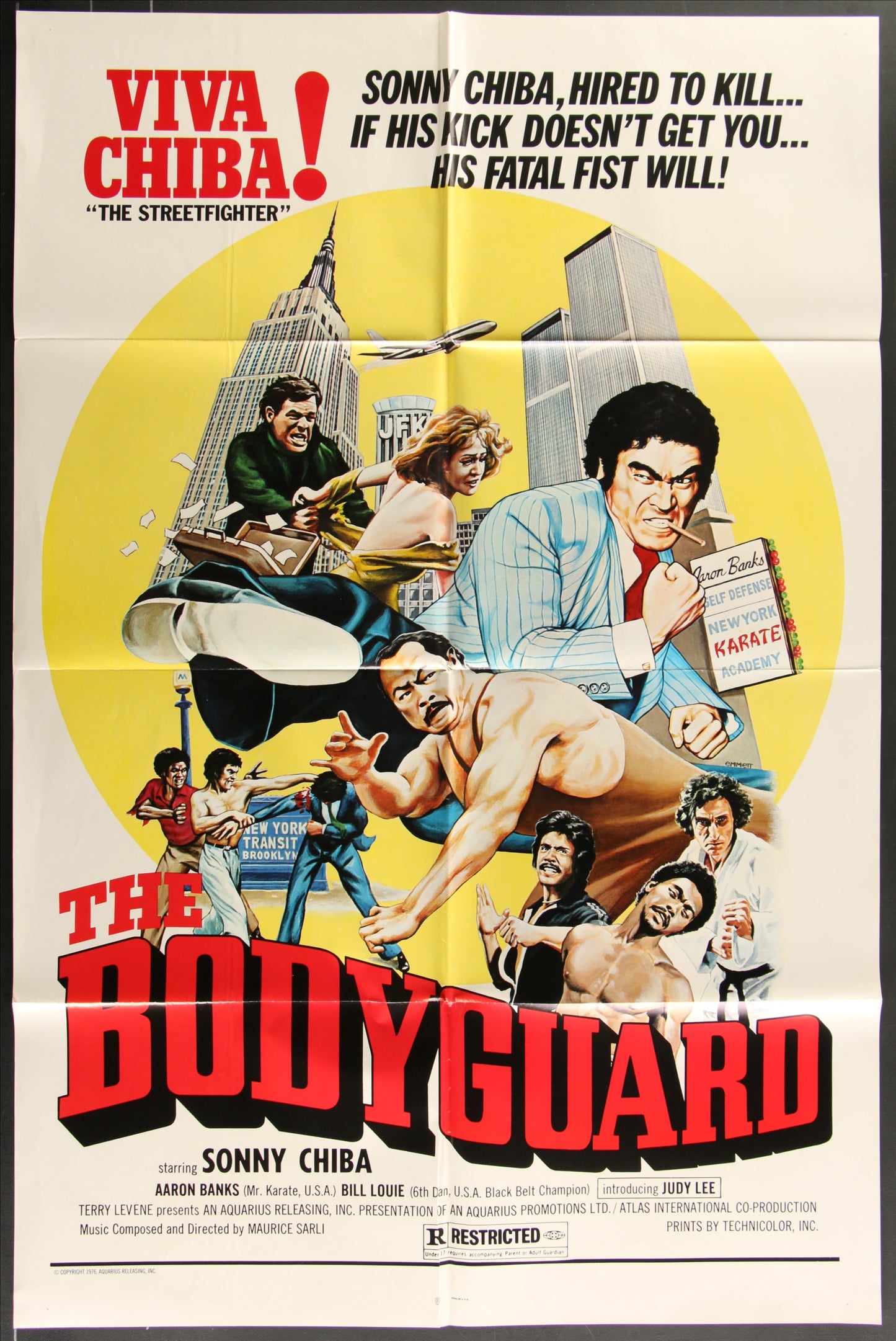 The Bodyguard (1976) Original US One Sheet Movie Poster