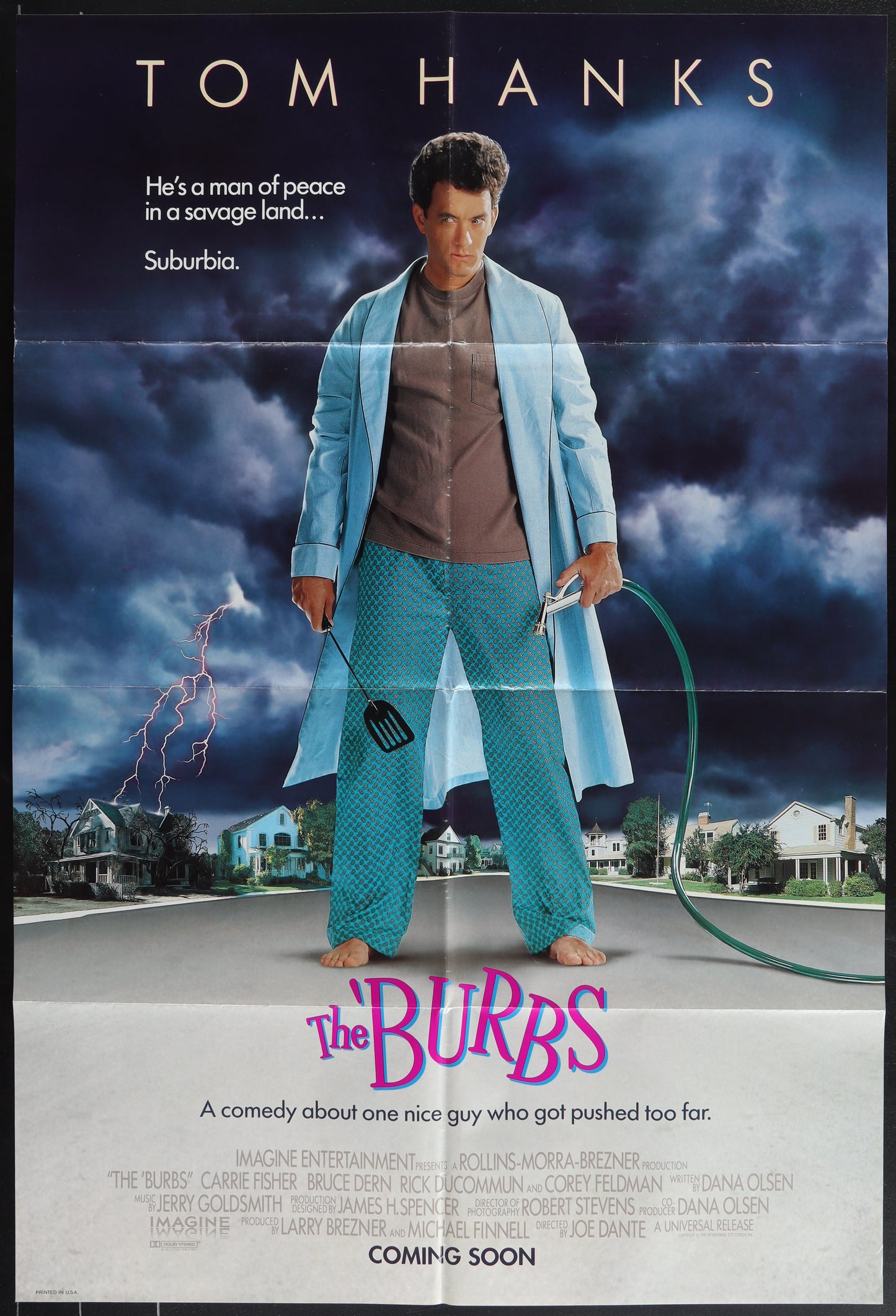 The Burbs (1989) Original US One Sheet Movie Poster