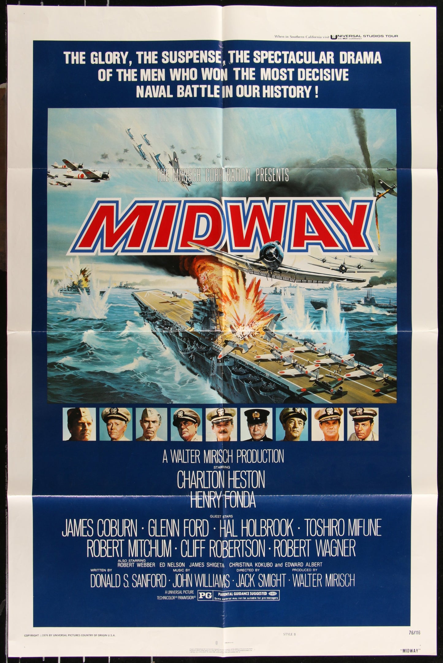 Midway (1976) Original US One Sheet Movie Poster