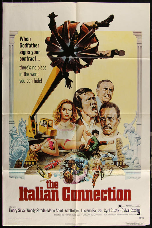 The Italian Connection (1973) Original US One Sheet Movie Poster