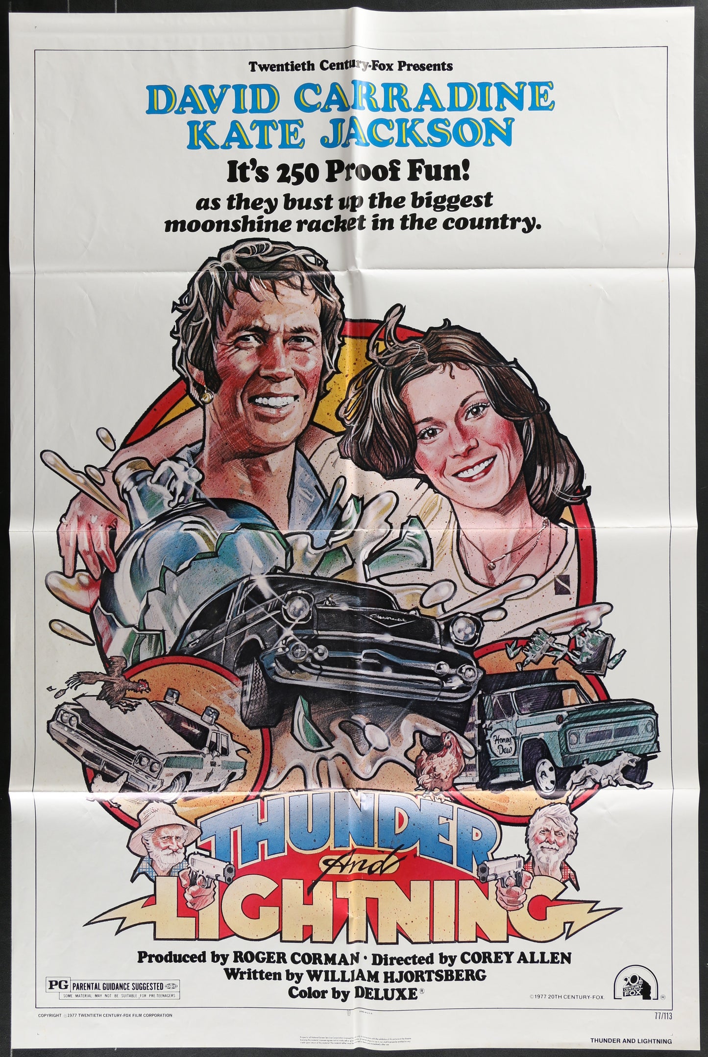 Thunder And Lightning (1977) Original US One Sheet Movie Poster