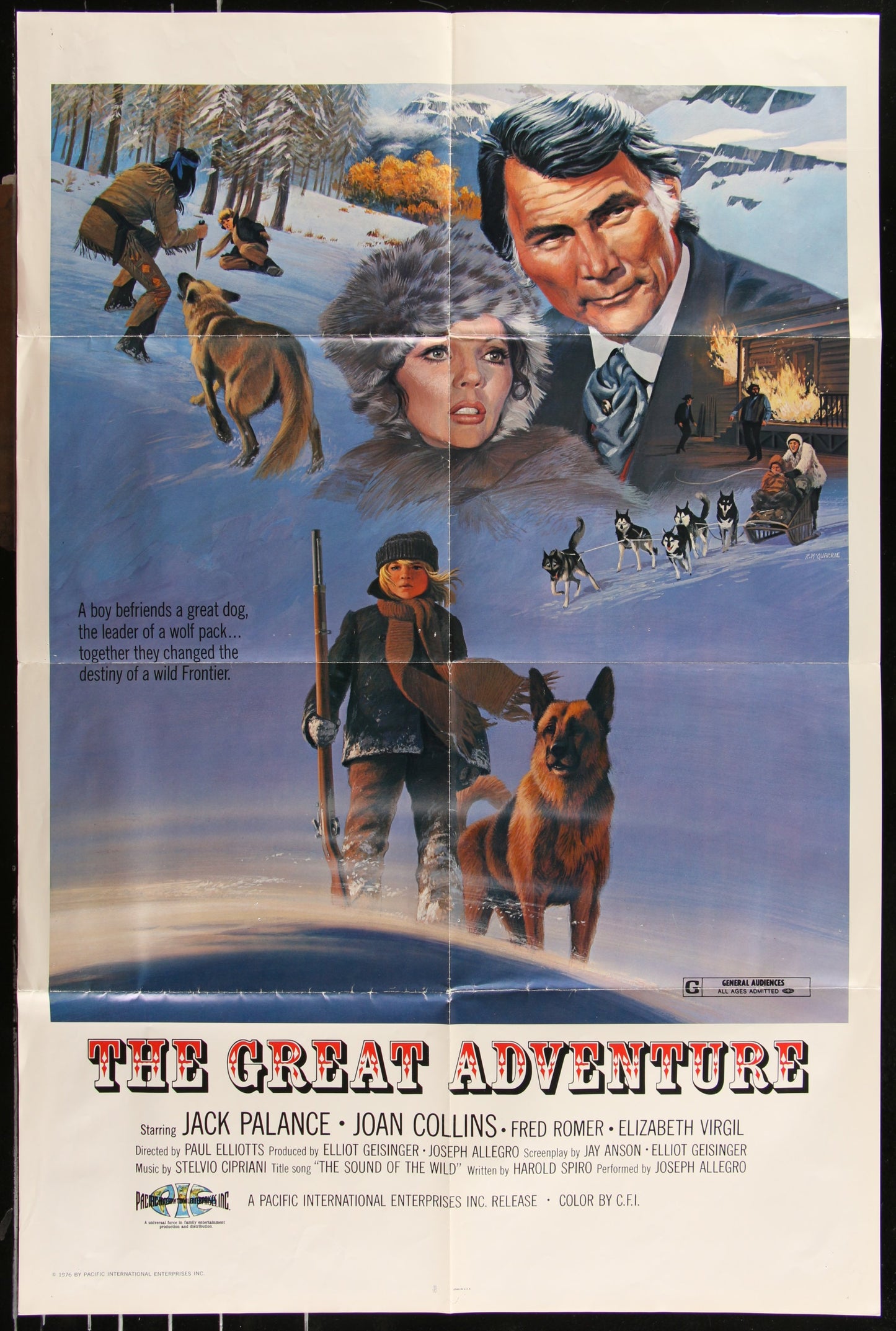 The Great Adventure (1975) Original US One Sheet Movie Poster