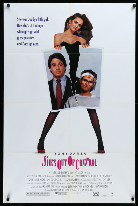 She's Out Of Control (1989) Original US One Sheet Movie Poster