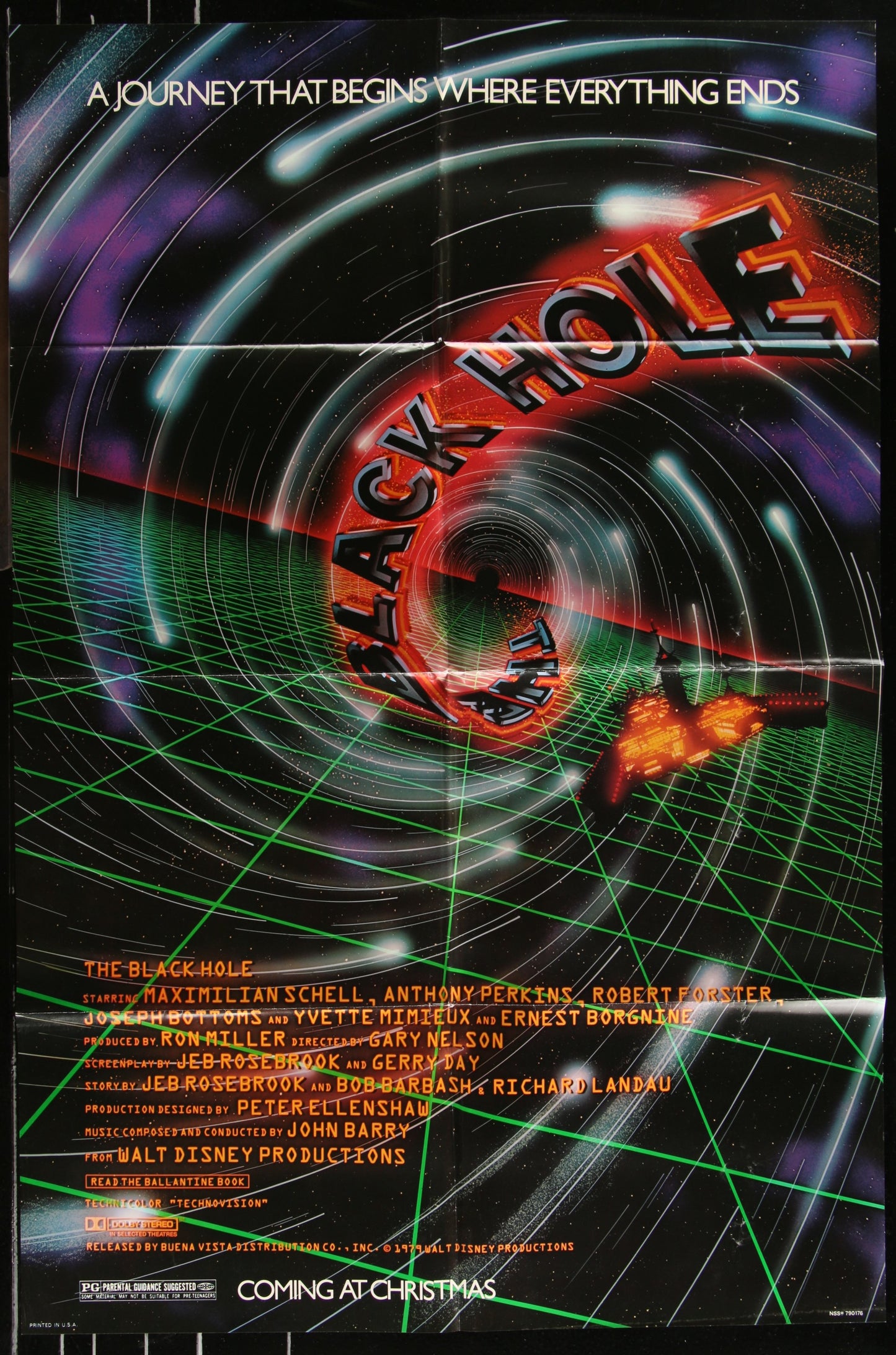 The Black Hole (1979) Original US One Sheet Movie Poster