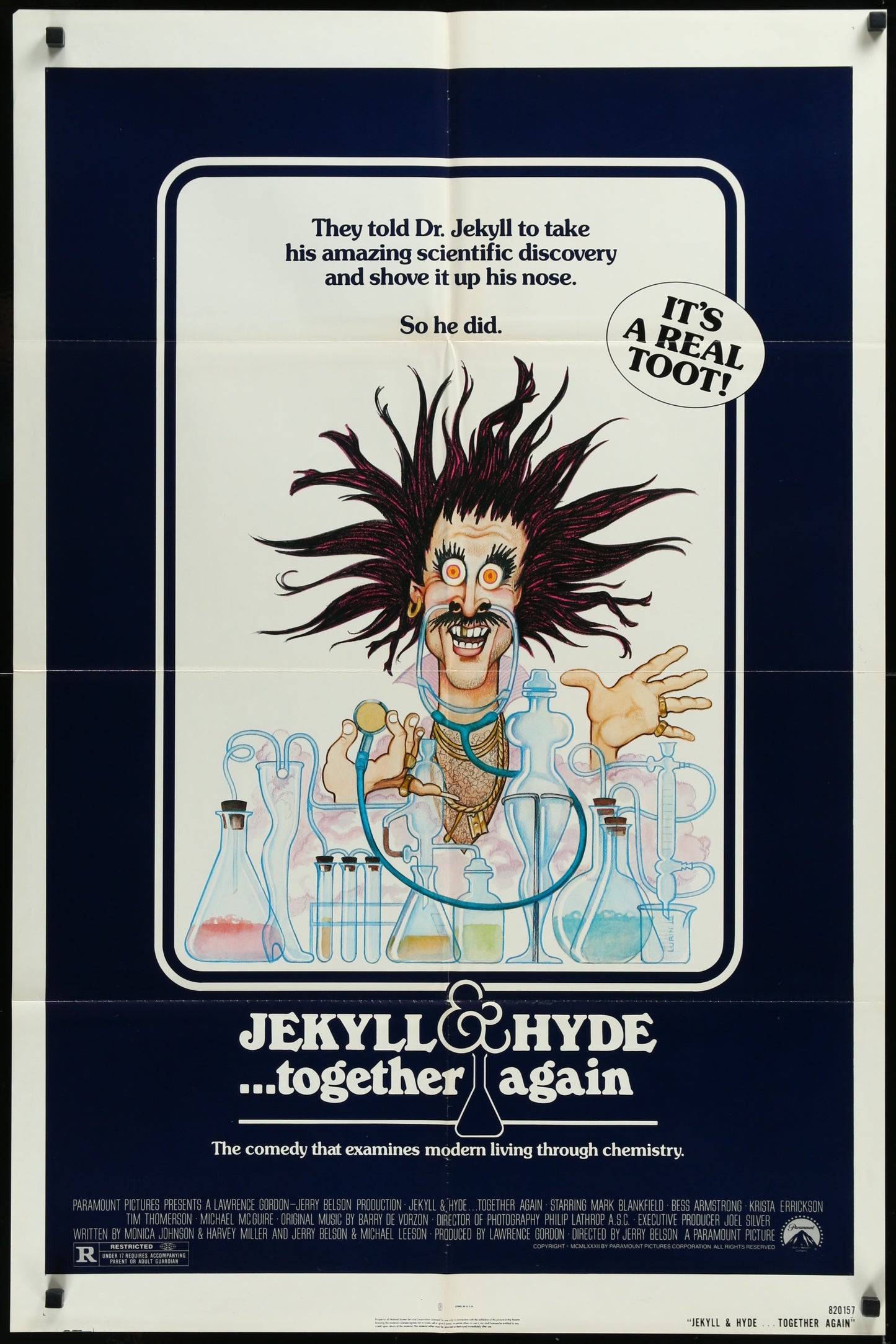 Jekyll & Hyde Together Again (1982) Original US One Sheet Movie Poster