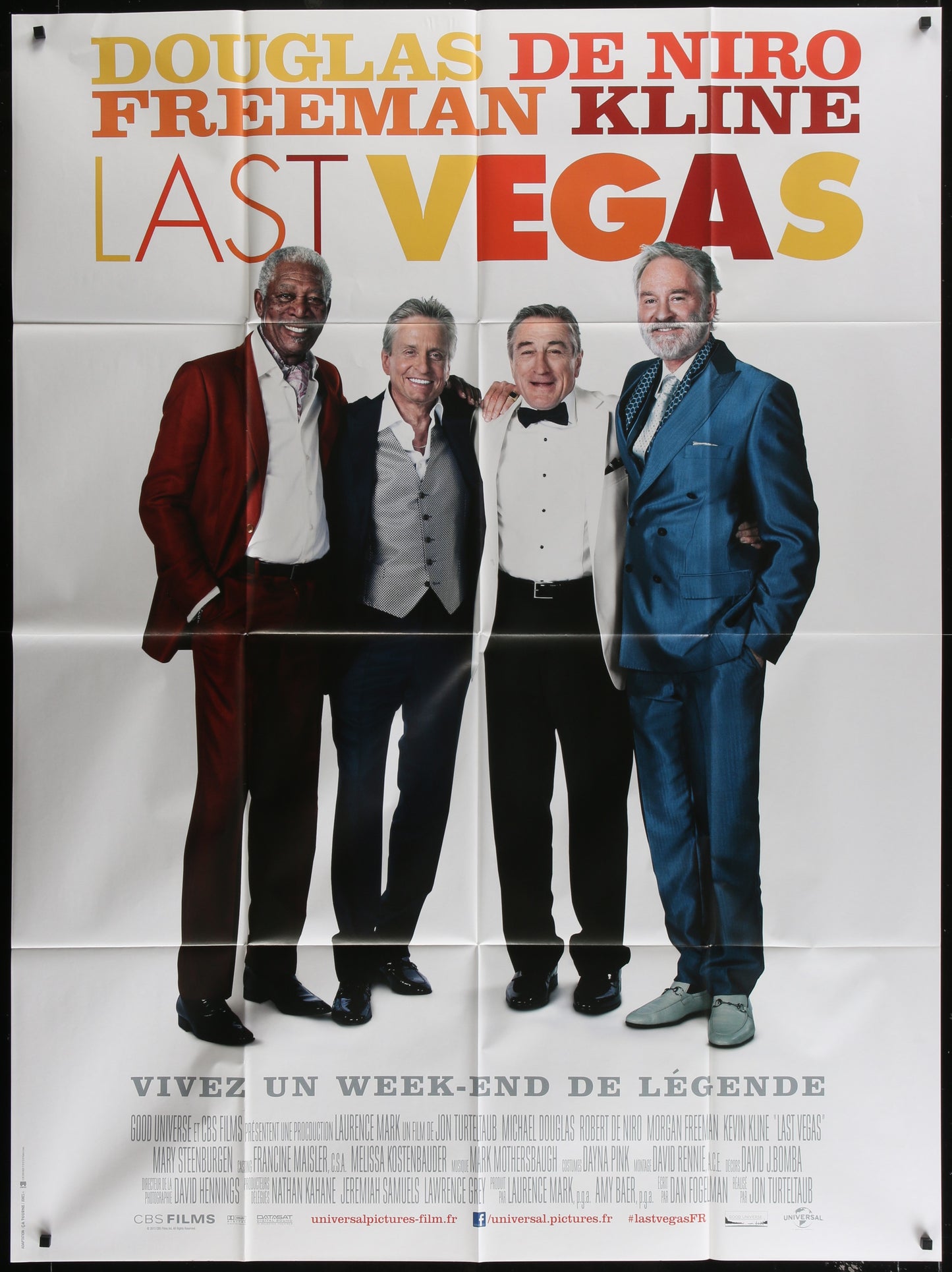 Last Vegas (2013) Original French Grande Movie Poster 117 x 157 cm