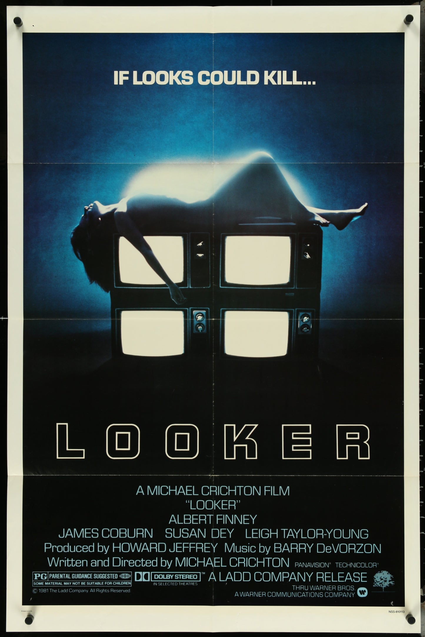 Looker (1981) Original US One Sheet Cinema Poster