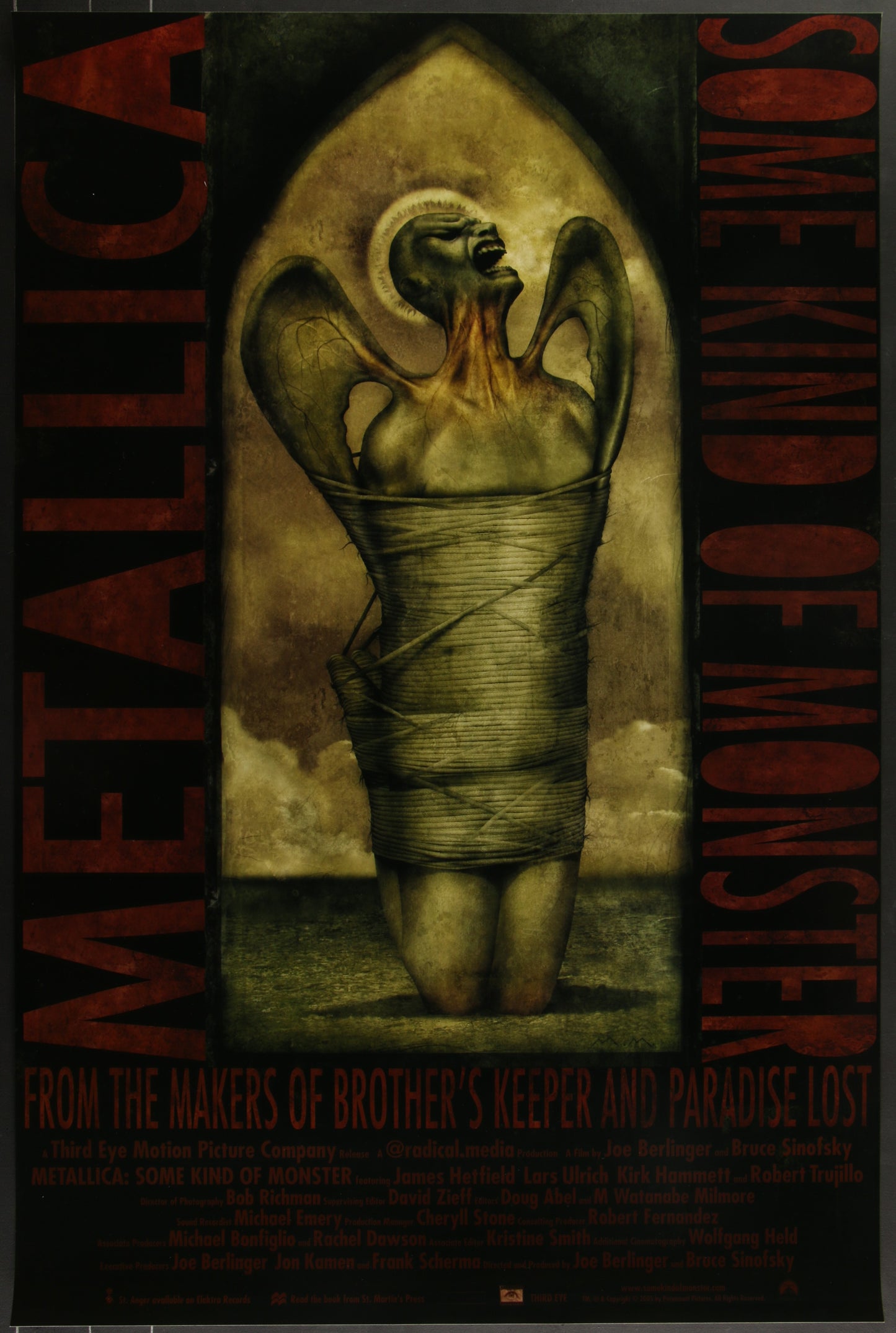 Metallica: Some Kind of Monster (2004) Original US One Sheet Movie Poster 26½ x 40