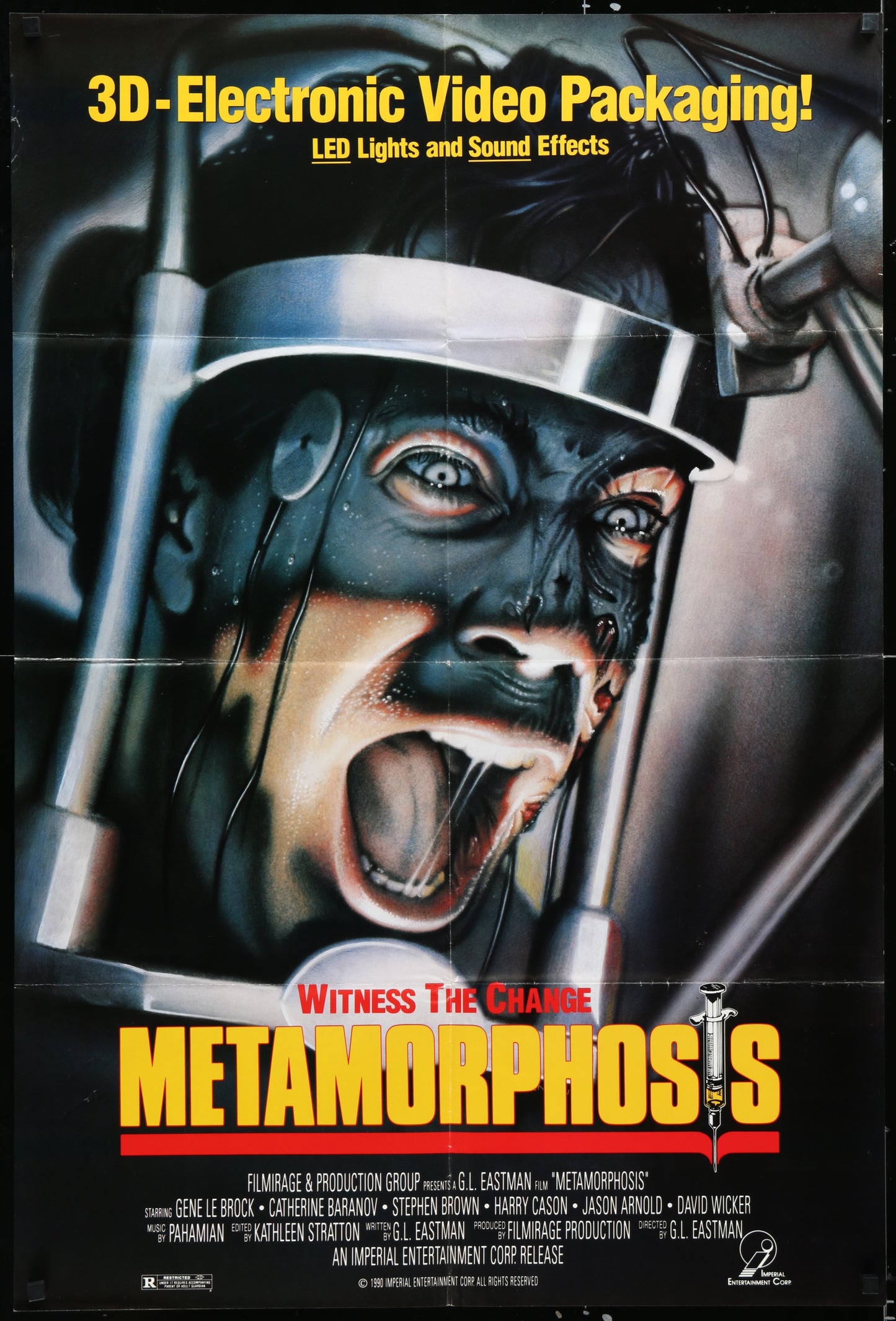 Metamorphosis (1990) Original US Video Store Poster