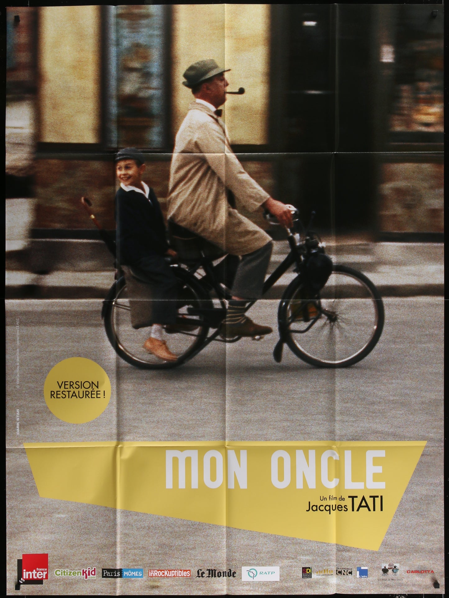 Mon Oncle (2013 RR) Original French Grande Movie Poster 117 x 157 cm