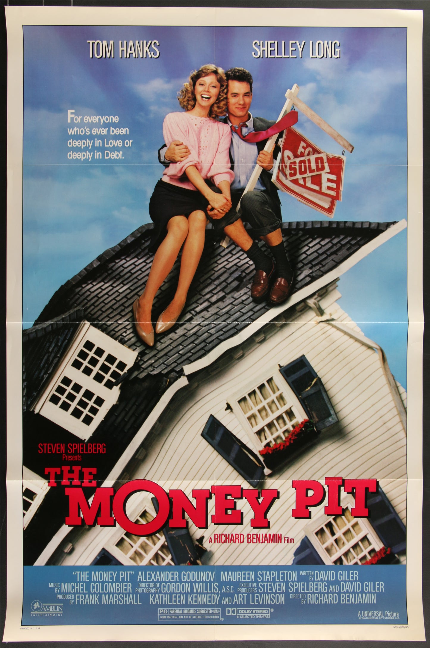 Money Pit (1986) Original US One Sheet Movie Poster