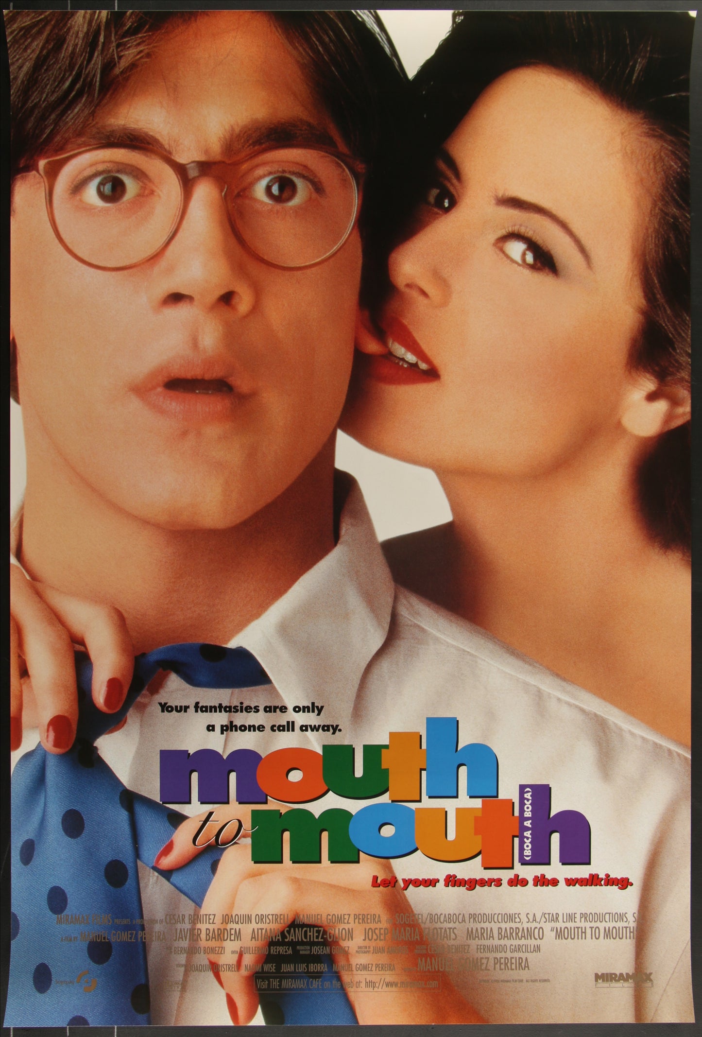 Mouth to Mouth (1997) Original US One Sheet Movie Poster 27 x 40