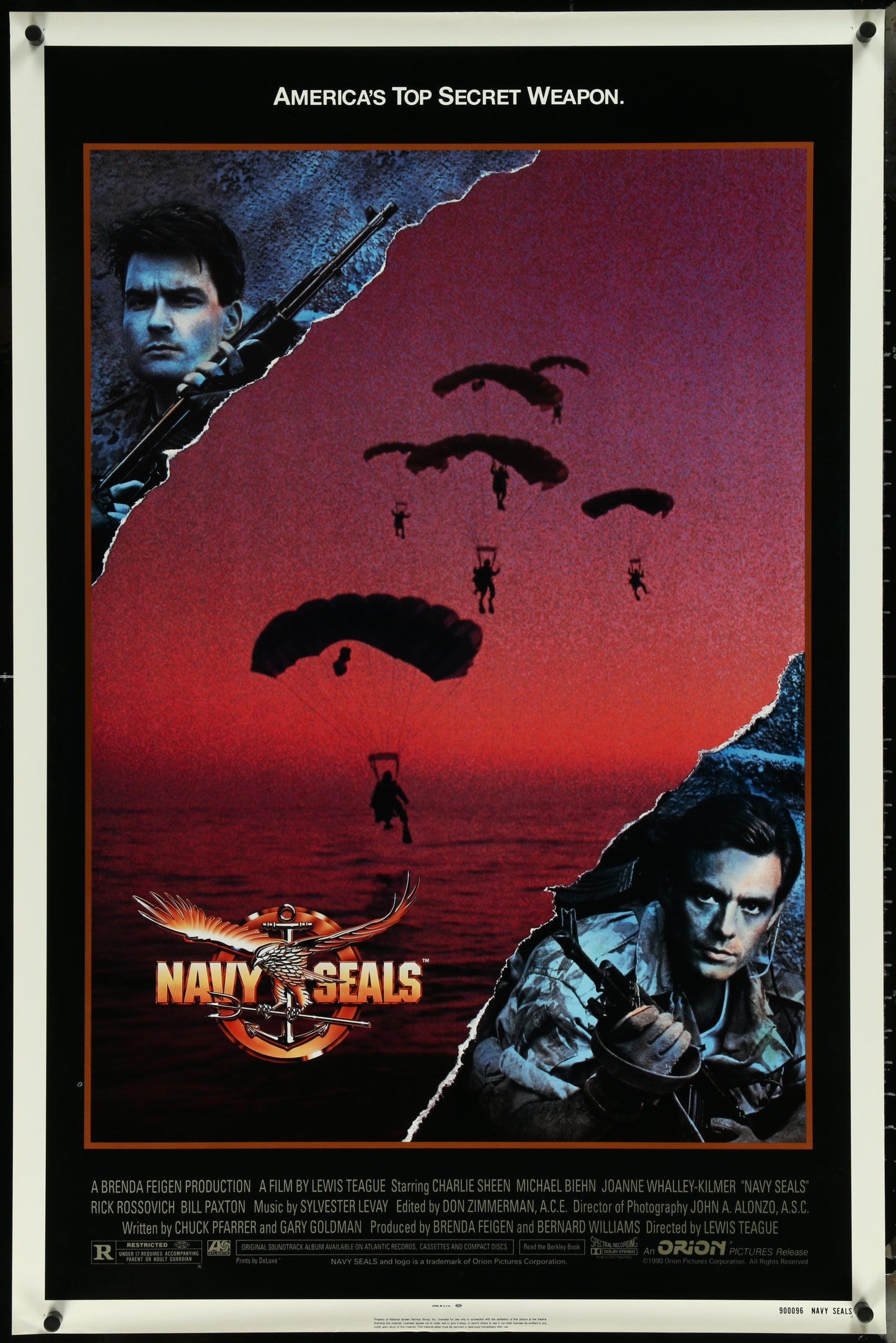 Navy Seals (1990) Original US One Sheet Movie Poster