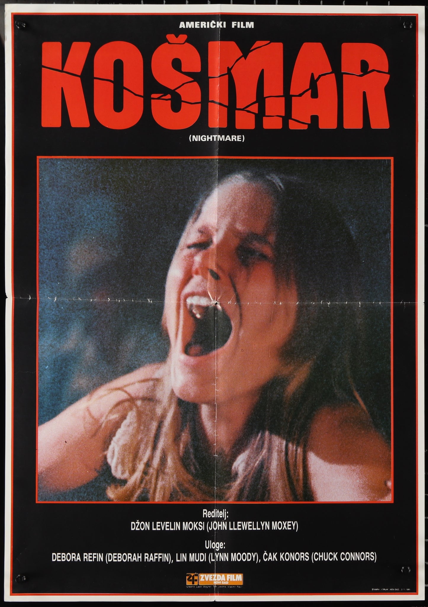 Nightmare (1976) Original Yugoslav Movie Poster