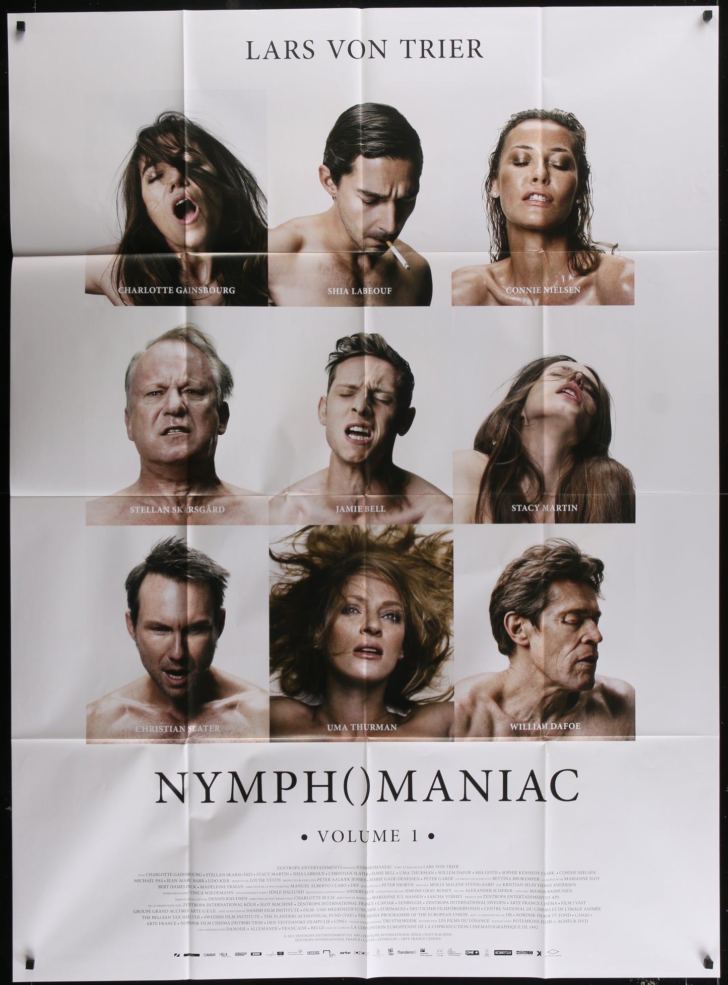 Nymphomaniac: Vol. I (2013) Original French Grande Movie Poster 116 x 157 cm