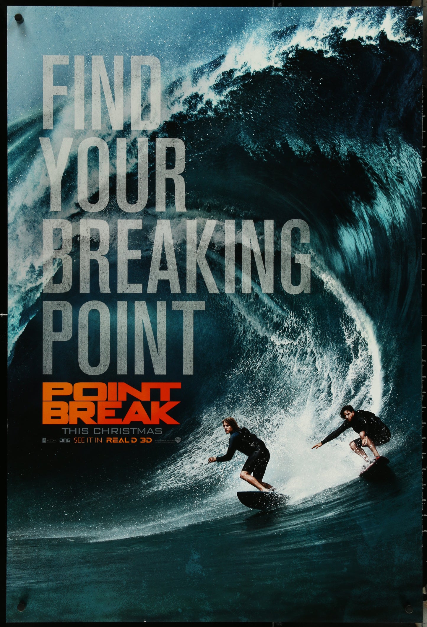 Point Break (2015) Original US One Sheet Movie Poster