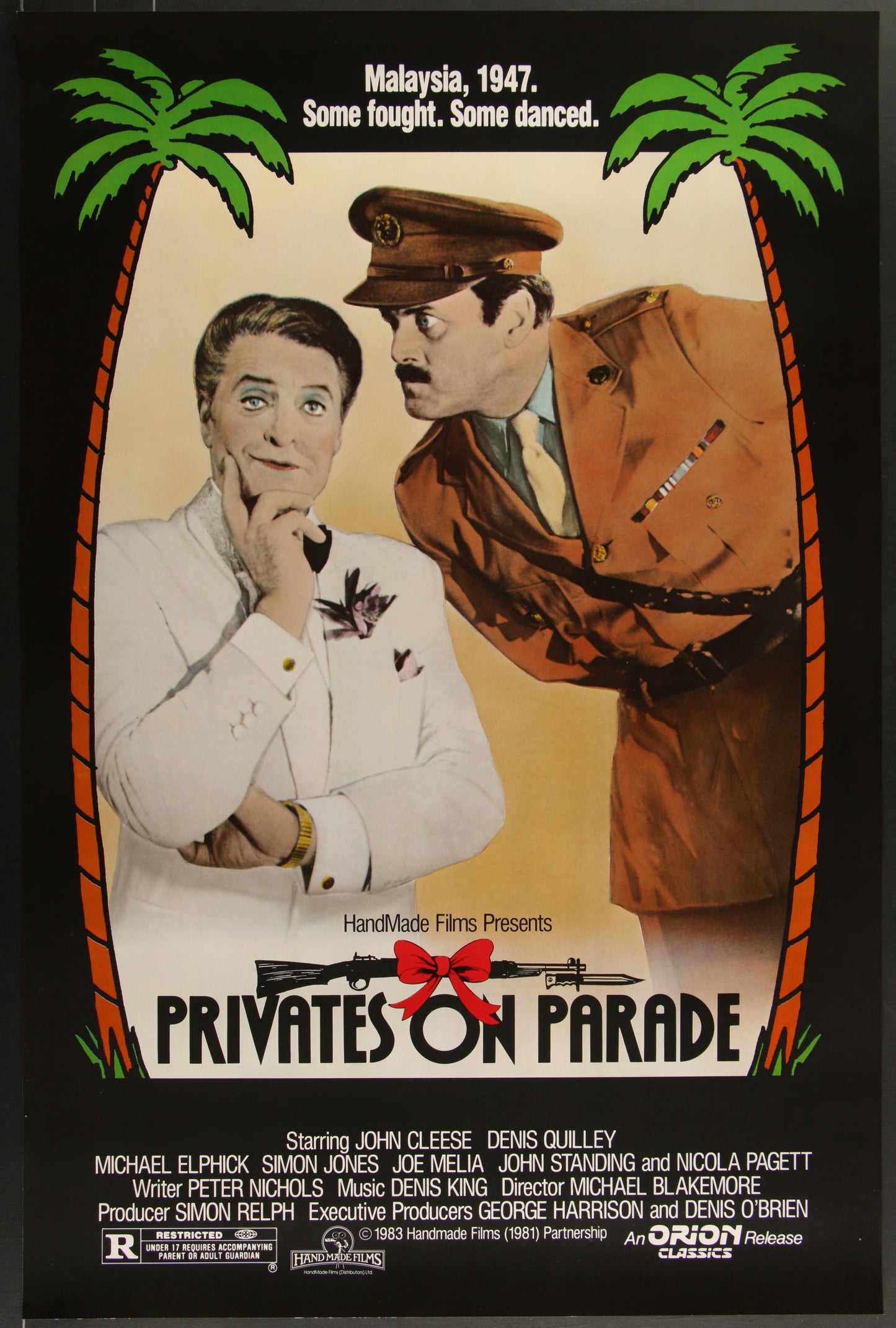 Privates on Parade (1983) Original US One Sheet Movie Poster 27 x 41
