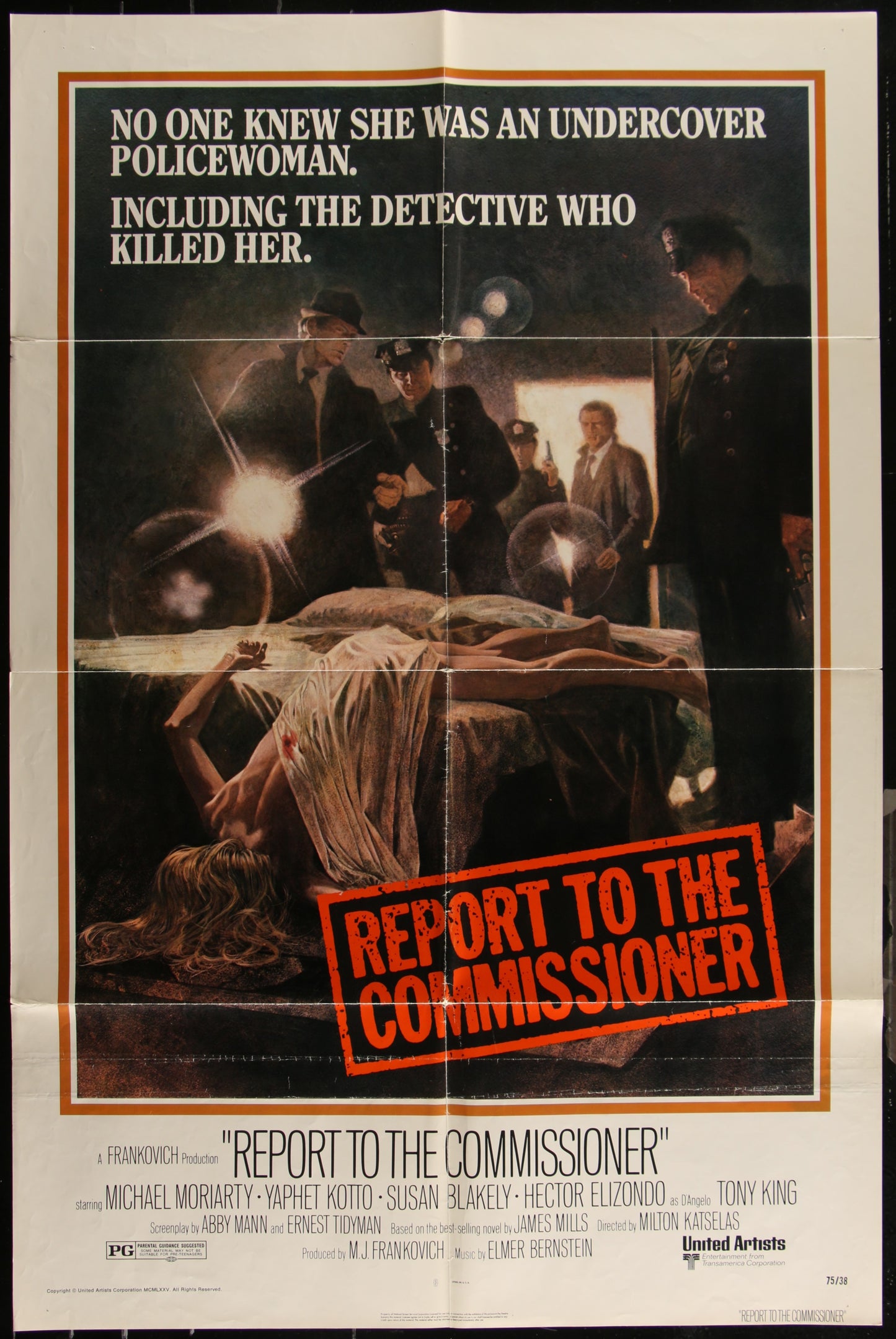 Report To The Commissioner (1975) Original US One Sheet Movie Poster 27 x 41