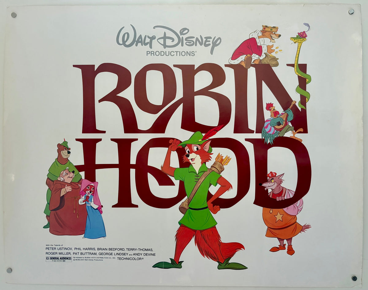 Robin Hood (1982 RR) Original US Half Sheet Movie Poster