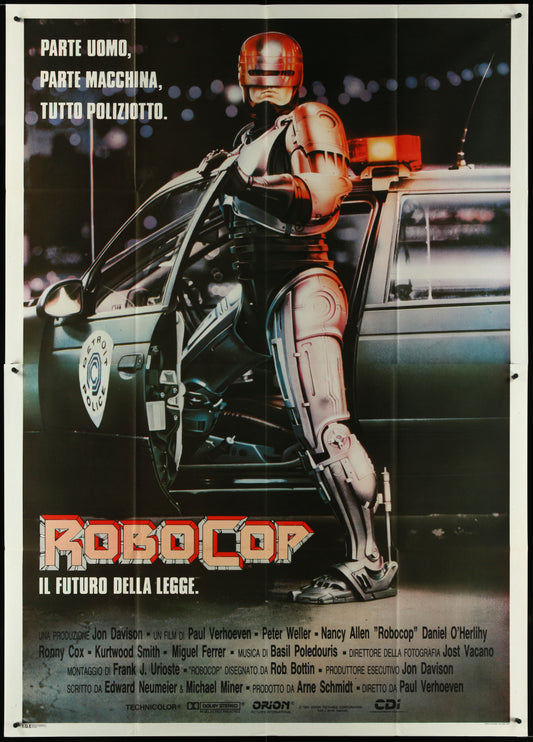Robocop (1987) Original Italian Two Panel Movie Poster