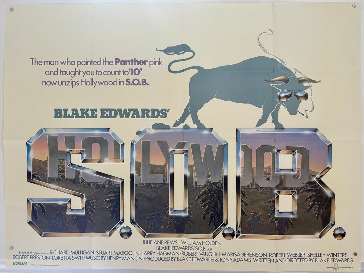 S.O.B. (1981) Original UK Quad Movie Poster - Julie Andrews