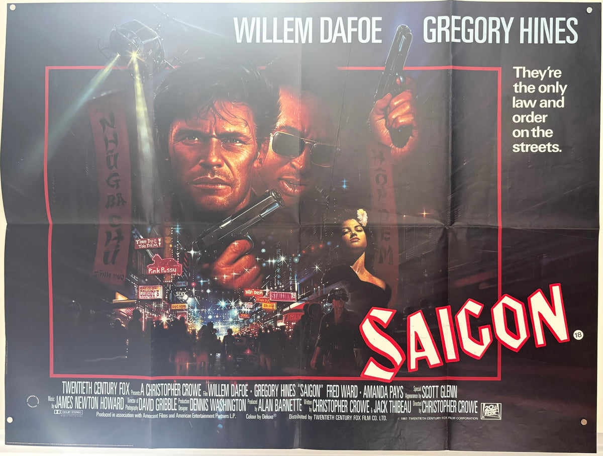 Saigon (1988) Original UK Quad Movie Poster - Brian Bysouth