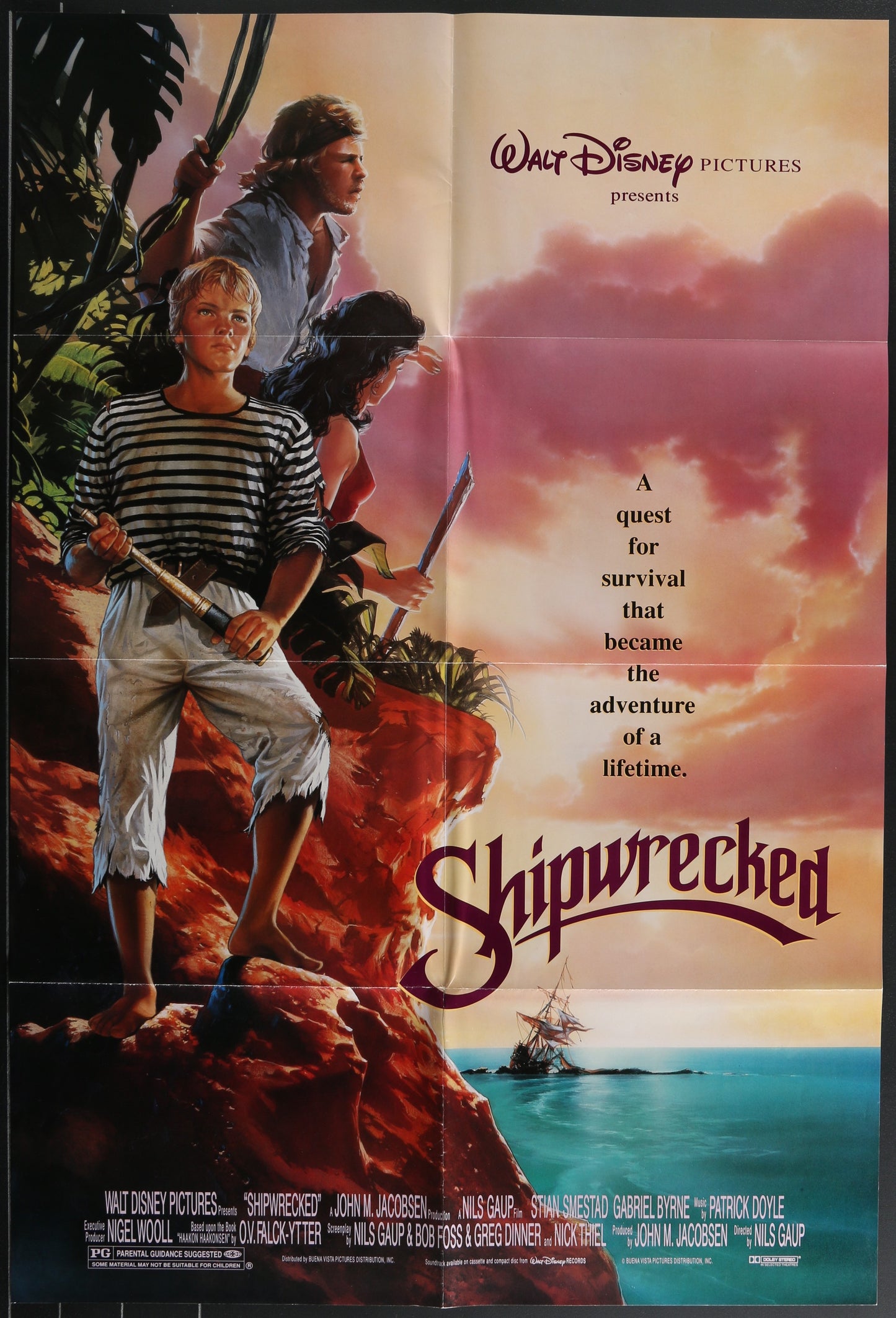 Shipwrecked (1990) Original US One Sheet Movie Poster