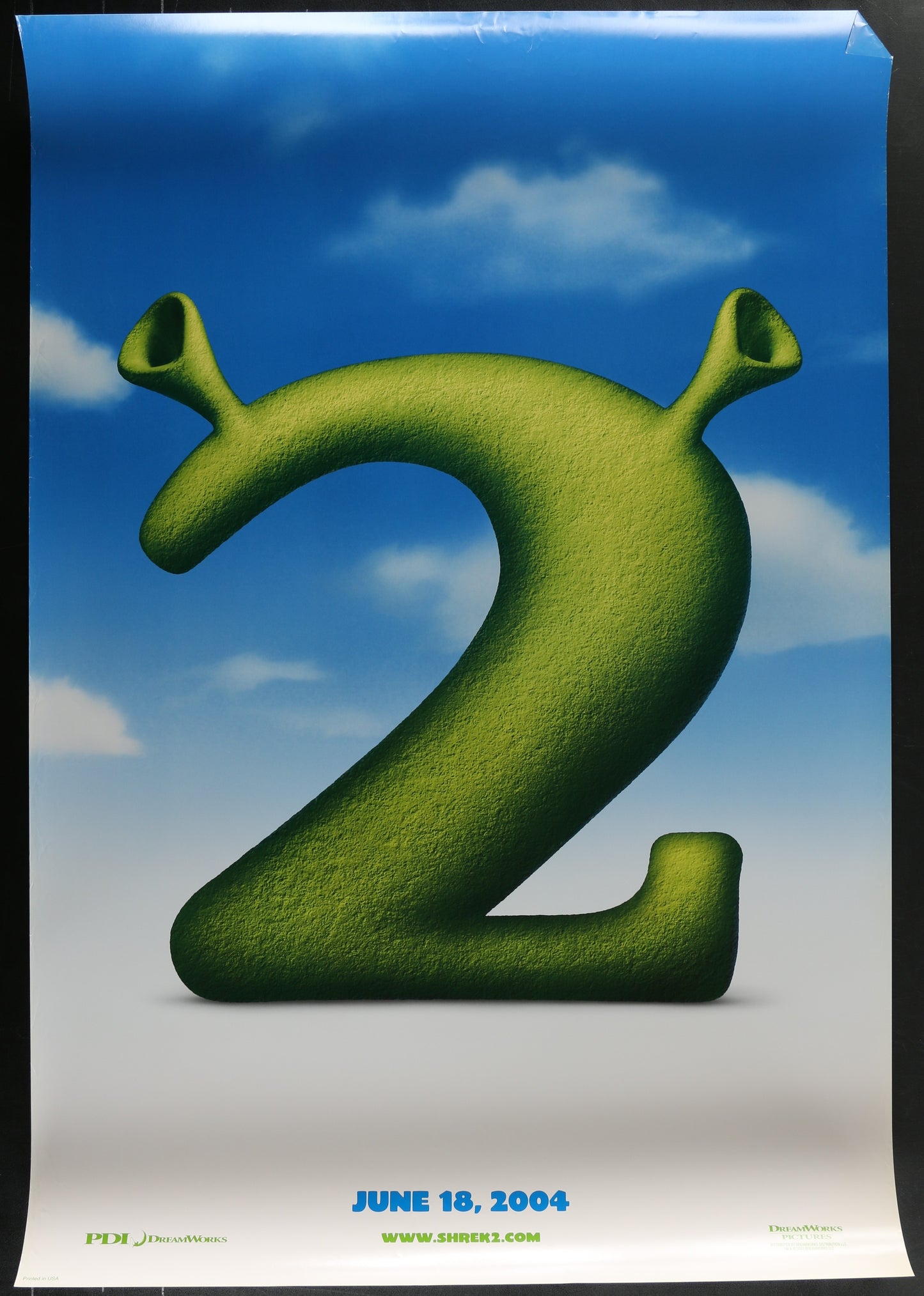 Shrek 2 (2004) Original US Advance One Sheet Movie Poster 27 x 40