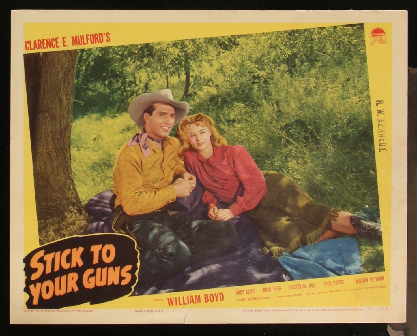 Stick To Your Guns (1941) Original US Lobby Card 11 x 14
