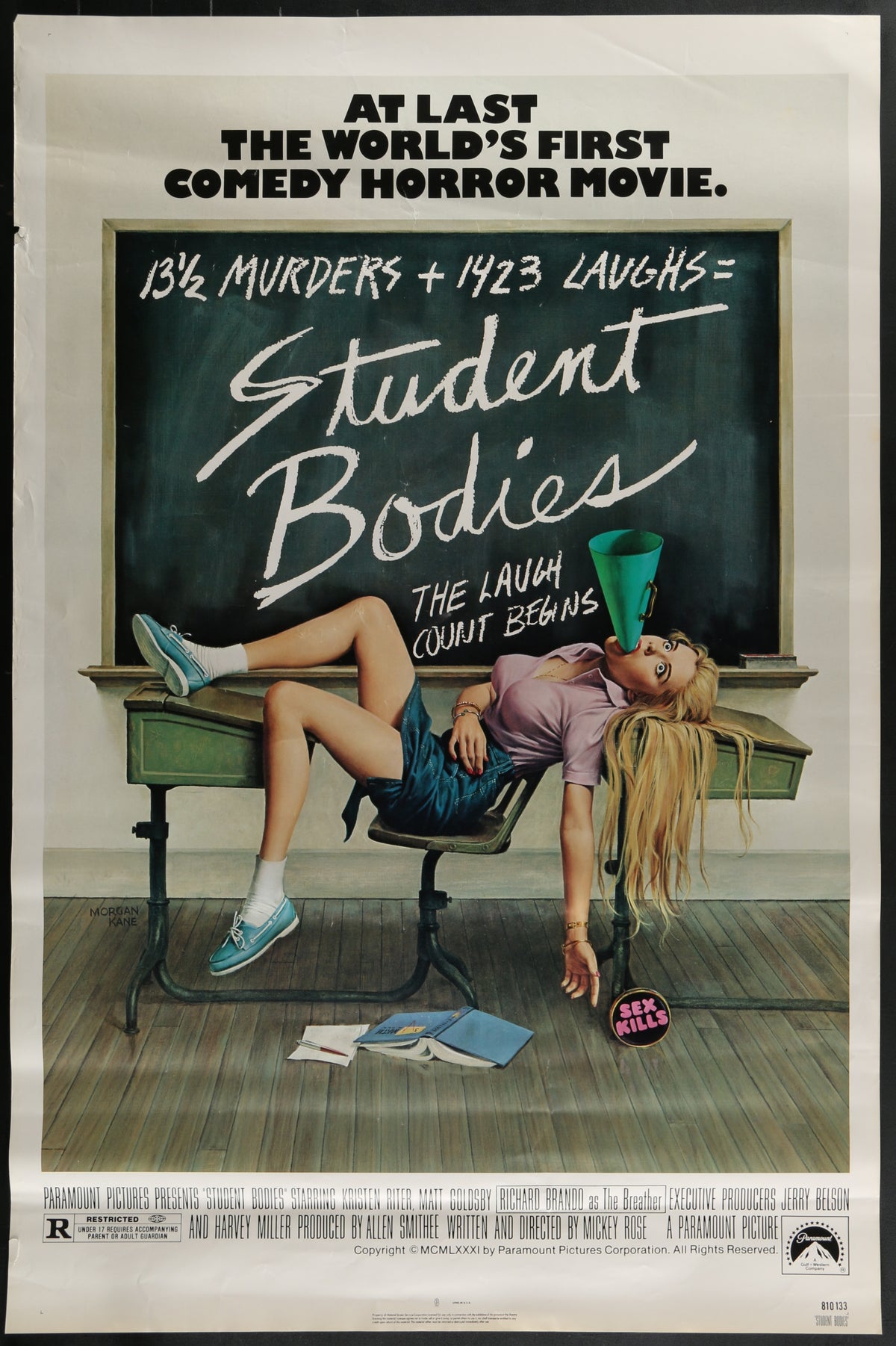 Student Bodies (1981) Original US One Sheet Movie Poster